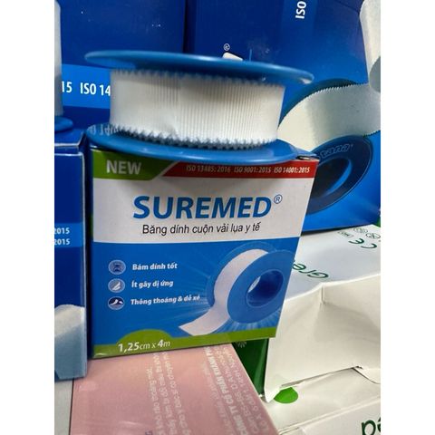 Hộp 12 Cuộn Băng Keo Dính Vải Lụa Y Tế UGOTANA - Băng Dính Silk Tape Chất Lượng Cao, An Toàn Cho Da