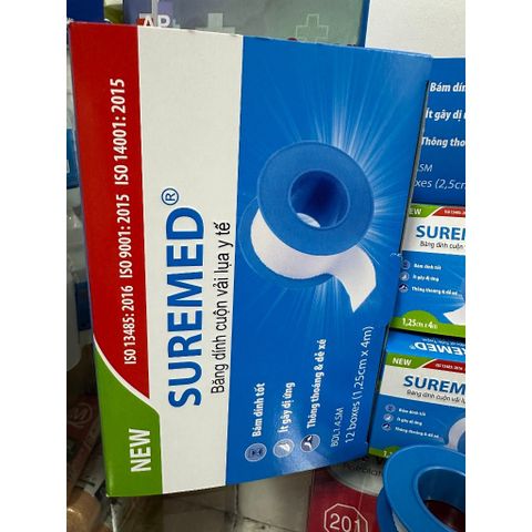 Hộp 12 Cuộn Băng Keo Dính Vải Lụa Y Tế UGOTANA - Băng Dính Silk Tape Chất Lượng Cao, An Toàn Cho Da