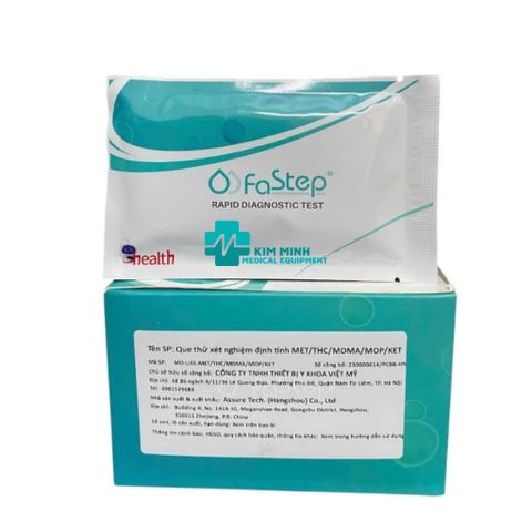 Bộ Test Nhanh Ma Túy Tổng Hợp Fastep 10 Que - Phát Hiện 5 Chất Gây Nghiện An Toàn, Dễ Sử Dụng Tại Nhà