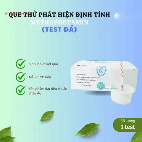 Que Thử Nhanh Ma Túy Đá MET METHAMPHETAMINE - Bộ 10 Que Thử Chất Gây Nghiện Tại Nhà, Kiểm Tra Nhanh Chóng và Chính Xác