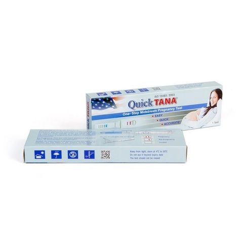 Bút Thử Thai QuickTana - Phát Hiện Thai Sớm Chính Xác, Tiện Lợi, Hộp 1 Bút, Dùng Ngay Không Cần Cốc