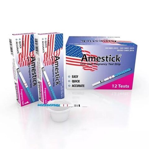 Que thử thai Amestick Tanaphar - Dụng cụ phát hiện thai sớm, nhanh chóng và chính xác trong 10 phút, xuất xứ Việt Nam