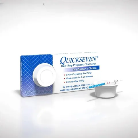 Que thử thai Quickseven Tanaphar Hộp 24 que - Kiểm tra thai nhanh, chính xác, bảo mật khi giao hàng, chất lượng đảm bảo
