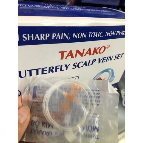 Bộ 50 Kim Cánh Bướm 23G 25G Tanako – Kim Tiêm Tĩnh Mạch Được Tiệt Trùng An Toàn Cho Trẻ Em Và Người Lớn