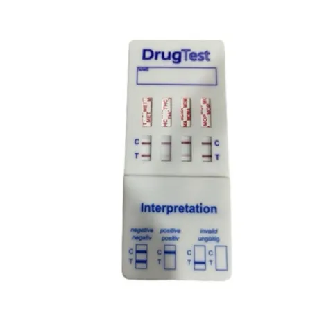 Que thử ma túy 4 chân Fastep - Hộp 25 test + 25 cốc, phát hiện 4 chất, an toàn và chính hãng