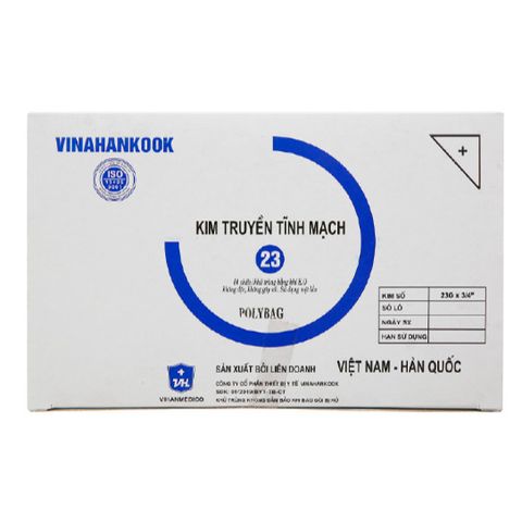 Kim Cánh Bướm Vinahankook 23G 25G - Kim Truyền Tĩnh Mạch Vô Trùng, Dùng Một Lần, Chất Lượng Cao, An Toàn Sử Dụng Trong Y Tế
