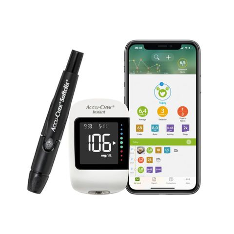 Máy Đo Đường Huyết ACCU-CHEK INSTANT - Thiết Bị Đo Đường Huyết Chất Lượng Cao, An Toàn và Tiện Lợi cho Người Tiểu Đường