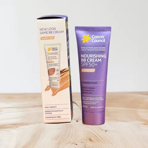 Kem Chống Nắng Che Khuyết Điểm Cancer Council SPF 50+ - BB Cream Dạng Matte Màu Sáng 50ml cho Da Mặt