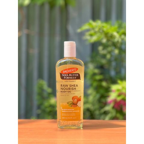 Dầu Dưỡng Body Oil Palmer's Shea Butter 250ml - Công Thức Bơ Hạt Mỡ Nourish Cho Da Mềm Mại, Ẩm Mướt