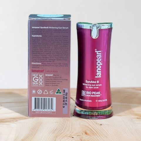 Serum Chống Nhăn Thâm Quầng Mắt Lanopearl SynAke 15ml - Chăm Sóc Da Mặt Anti-Aging Đến Từ Úc