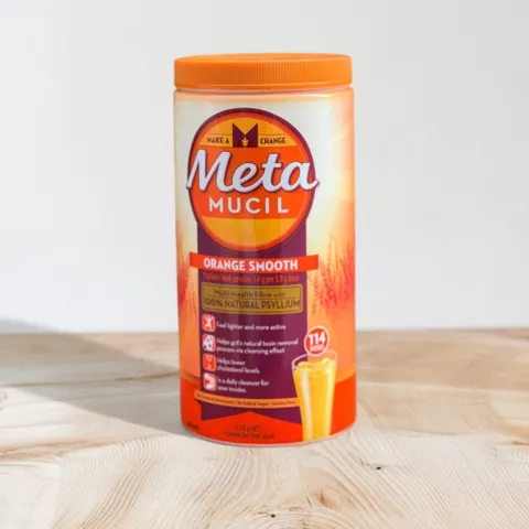 Bột cam bổ sung chất xơ Metamucil fiber 673g no added sugar hàng Úc
