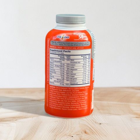 Viên Uống Bổ Sung Vitamin One A Day 50+ cho Phụ Nữ - 300 Viên, Tăng Cường Sức Khỏe Sau Tuổi 50