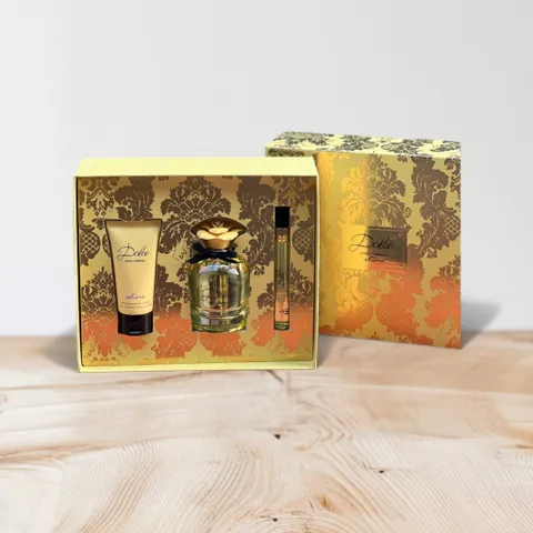 Set nước hoa nữ Dolce & Gabbana Dolce Shine gồm 1 nước hoa 75ml + chai mini 10ml + body lotion 50ml