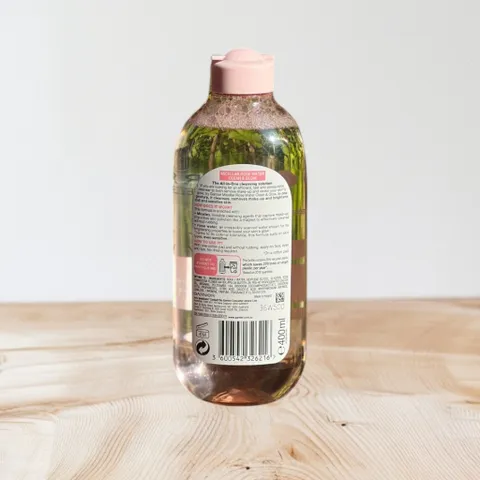 Nước Tẩy Trang Garnier Micellar Với Nước Hoa Hồng 400ml - Sạch Sâu, Làn Da Rạng Rỡ Chăm Sóc Da Mặt