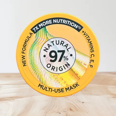 Kem ủ tóc, mặt nạ tóc Garnier Fructis Hair Food Nourishing Banana Hair Food witj vitamin C, E, F 390ml