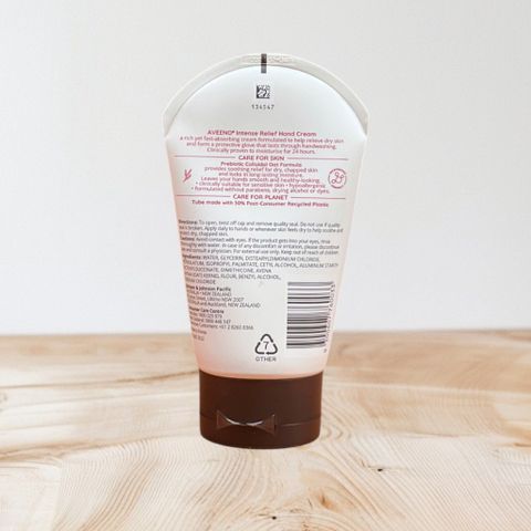Kem Dưỡng Da Tay Aveeno Intense Relief Không Mùi 100g - Kem Dưỡng Ẩm Cho Da Khô, Chăm Sóc Da Tay Nhanh Chóng, Giúp Làm Dịu Da