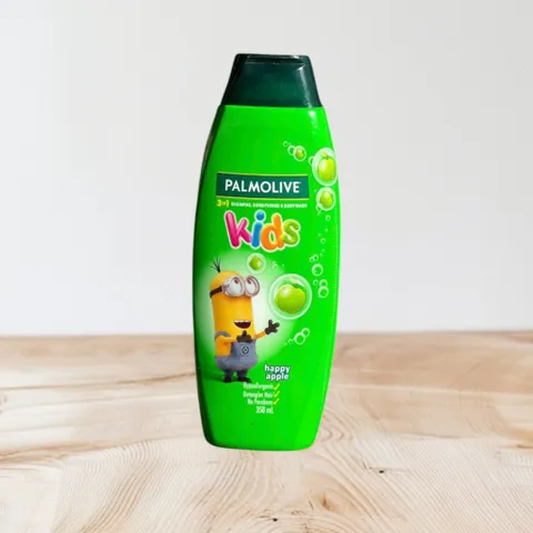 Sữa tắm gội và dầu xả 3in1 Palmolive Kids Happy Apple 350ml