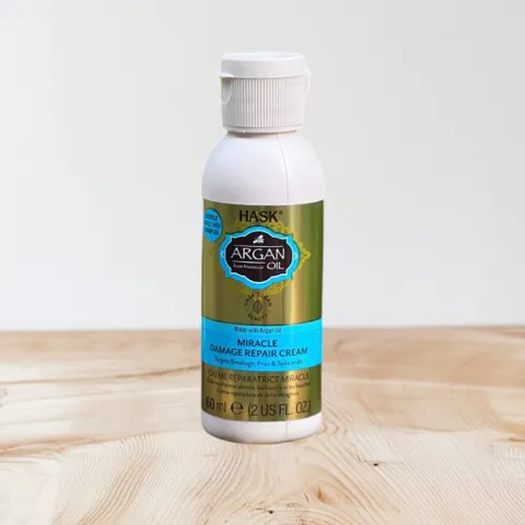 Kem dưỡng tóc phục hồi hư tổn Hask Argan oil Miracle Damage Repair Cream 60ml