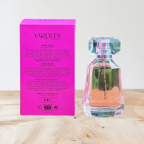Nước Hoa Nữ Yardley London The Collection Rosie Ruby EDT 50ml - Hương Thơm Cổ Điển, Quà Tặng Độc Đáo cho Phái Đẹp
