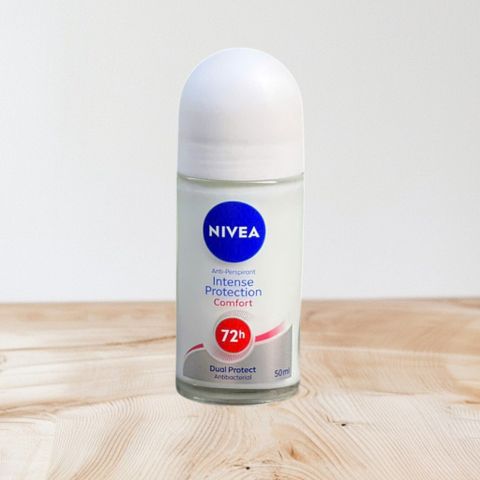 Lăn Khử Mùi Nivea Intense Protection Comfort 50ml - Sản Phẩm Đặc Biệt Dành Cho Nữ Giúp Ngăn Mồ Hôi, Mùi Hương Tươi Mát
