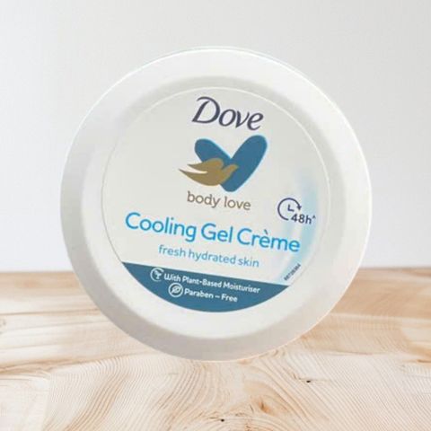 Kem Dưỡng Da Body Dove Body Love Cooling Gel Creme 145ml - Chăm Sóc Da Mát Lạnh, Sạch Dịu, Phù Hợp Mọi Loại Da