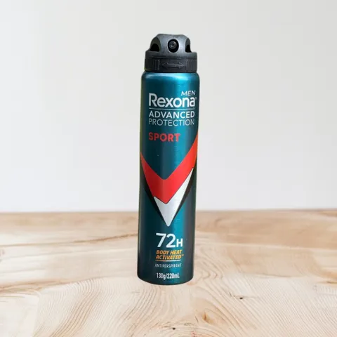 Xịt khử mùi cho nam giới Rexona for Men Advanced Protection Sport 72h Body Heat Activated 220ml