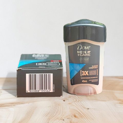 Lăn Khử Mùi Nam Dove Clinical Protection 45ml - Deodorant Sạch Mát, Chống Đổ Mồ Hôi Hiệu Quả, Hàng Chính Hãng Úc
