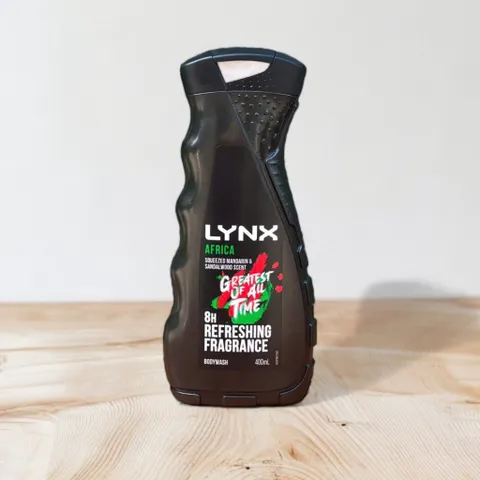 Sữa tắm cho nam Lynx Africa Shower Gel 8h Refreshing Fragrance Body Wash 400ml