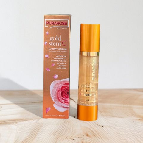 Serum Dưỡng Da Purarose Gold Stem C Luxury 50ml - Chăm Sóc Da Mặt Chất Lượng Cao Nhập Khẩu Từ Úc