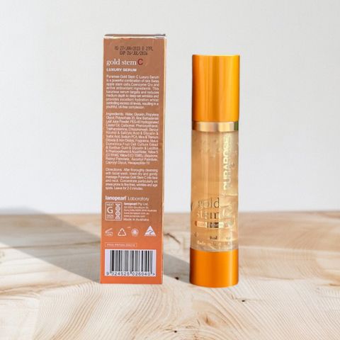 Serum Dưỡng Da Purarose Gold Stem C Luxury 50ml - Chăm Sóc Da Mặt Chất Lượng Cao Nhập Khẩu Từ Úc