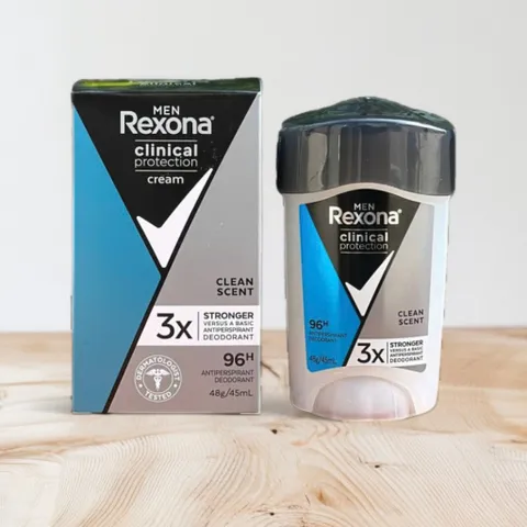 Lăn Khử Mùi Rexona Men Clinical Protection Hương Sạch 48g - Bảo Vệ Mồ Hôi Hiệu Quả, Hàng Chính Hãng Từ Costco và Walmart
