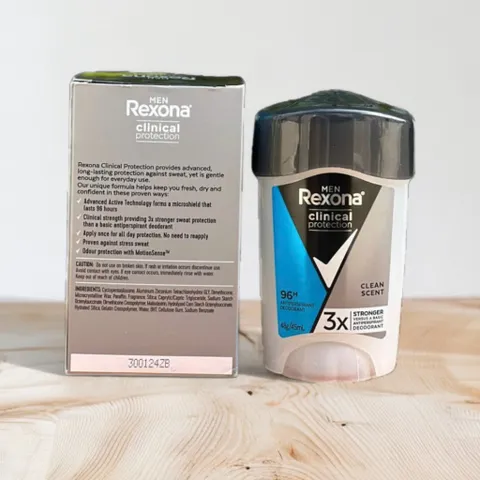 Lăn Khử Mùi Rexona Men Clinical Protection Hương Sạch 48g - Bảo Vệ Mồ Hôi Hiệu Quả, Hàng Chính Hãng Từ Costco và Walmart
