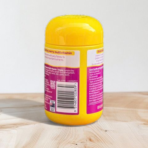Kẹo dẻo Nature’s Way Kids Smart Vita gummies Multi vitamin Vegies 60 viên