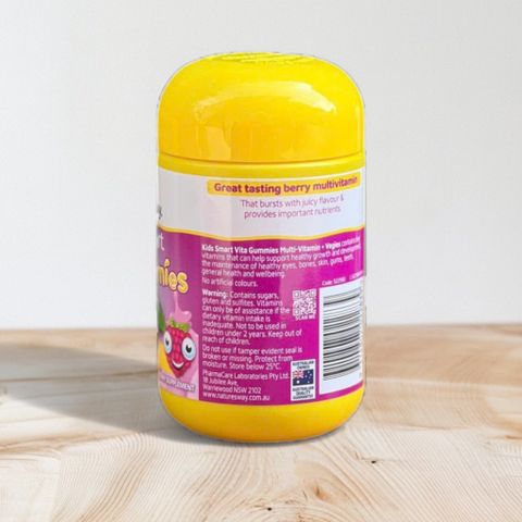 Kẹo dẻo Nature’s Way Kids Smart Vita gummies Multi vitamin Vegies 60 viên