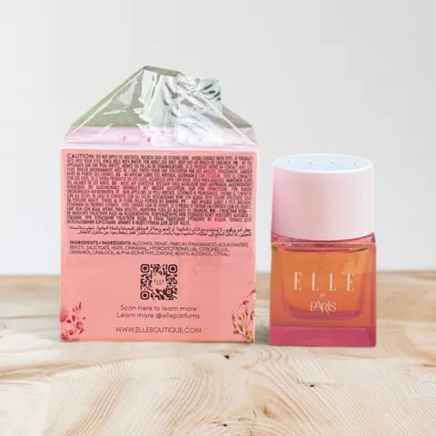 Nước hoa nữ Elle in Paris 30ml - Eau de Parfum thơm mát cho phái đẹp, món quà tuyệt vời cho người yêu thích sự lãng mạn và thanh lịch