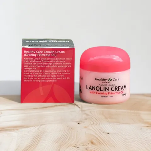 Kem Dưỡng Da Healthy Care Lanolin Cream 100g - Dưỡng Ẩm, Tái Tạo Làn Da Tươi Sáng Với Tinh Chất Hoa Anh Thảo
