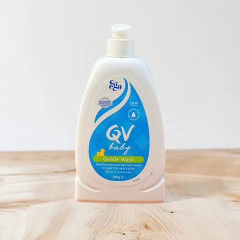 Sữa tắm cho bé bị rôm sảy và viêm da cơ địa Ego QV Baby Wash 500ml hàng Úc