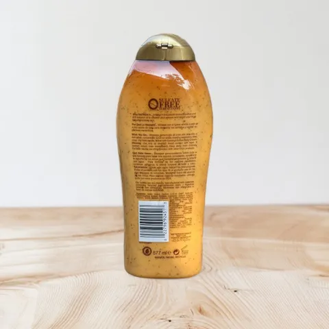 Sữa tắm và tẩy tế bào chết OGX Smoothing Coconut Coffee Body Scrub and Wash 577ml