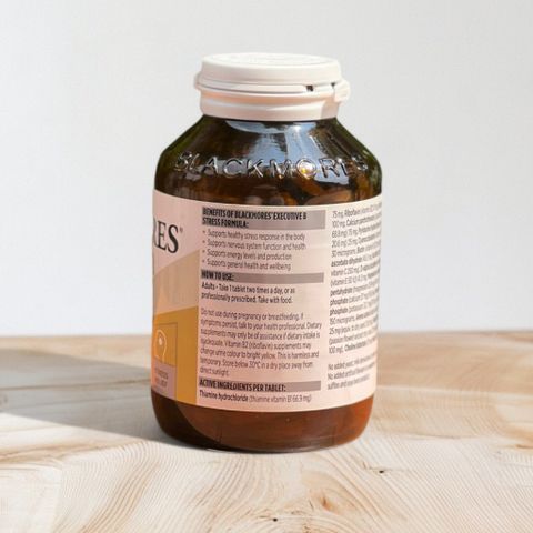 Viên uống bổ sung vitamin B Executive B stress formula Blackmores 125 viên