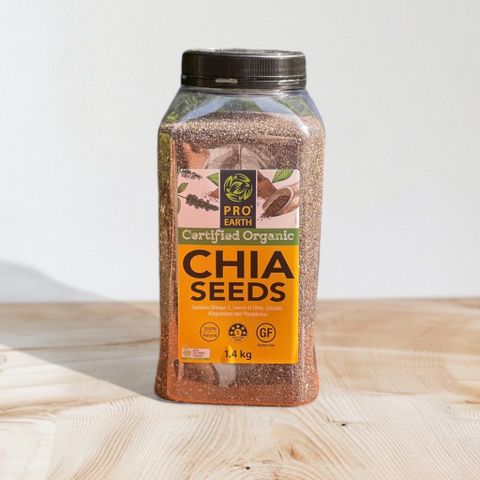 Hạt chia hữu cơ Úc Pro Earth chia seed 1.4kg hàng Úc