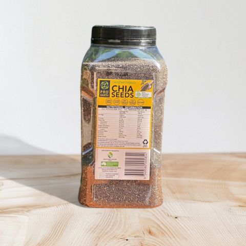 Hạt chia hữu cơ Úc Pro Earth chia seed 1.4kg hàng Úc