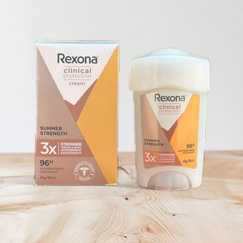 Lăn Khử Mùi Rexona Clinical Protection Cream Summer Strength 48g - Bảo Vệ Lâu Dài, Hương Thơm Tươi Mát