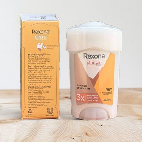 Lăn Khử Mùi Rexona Clinical Protection Cream Summer Strength 48g - Bảo Vệ Lâu Dài, Hương Thơm Tươi Mát