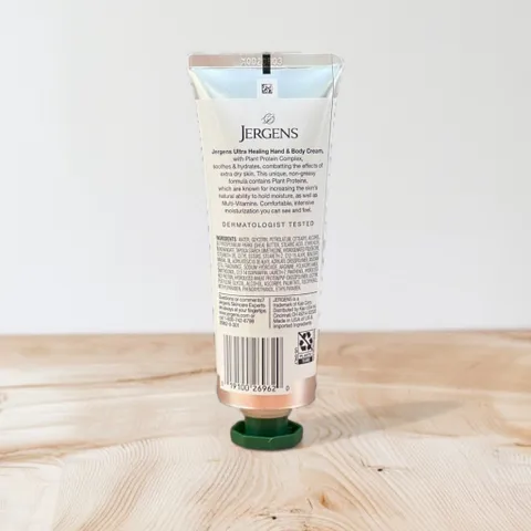 Kem Dưỡng Da Jergens Ultra Healing+ 100ml - Kem Dưỡng Tay và Body Chăm Sóc Da Ẩm Mượt, Hàng Chính Hãng Mỹ
