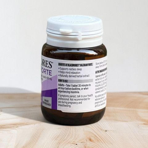 Viên uống hỗ trợ giấc ngủ Valerian Forte Blackmores 30 viên - Thực phẩm chức năng cải thiện giấc ngủ tự nhiên cho sức khỏe tốt hơn