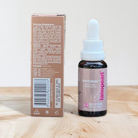 Serum Trắng Da Nhau Thai Cừu White Swan Lanopearl 25ml - Sản Phẩm Làm Sáng Da tự nhiên và An Toàn, Hỗ Trợ Làm Đẹp da