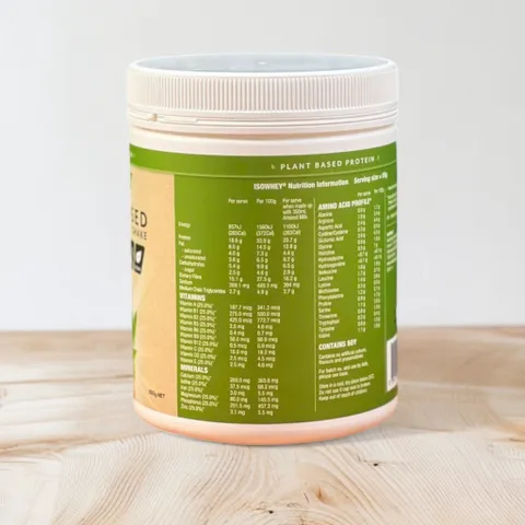 Bột đạm Isowhey Plant-Based Meal Replacement Shake Vanilla 550g hàng Úc