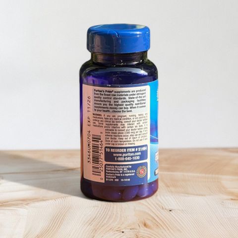 Viên uống mọc tóc, ngăn ngừa rụng tóc Puritan’s Pride Biotin 10000mcg 100 viên