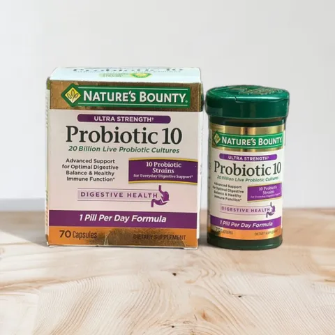 Viên uống hỗ trợ hệ tiêu hóa và đường ruột Nature’s Bounty Probiotic 10 70 viên 297486