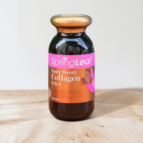 Viên uống bổ sung Collagen 6 in 1 Inner Beauty Springleaf 180 viên - Tăng cường sức khỏe và đẹp da, hàng chính hãng từ Úc